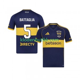 CA Boca Juniors Rodrigo Battaglia 5 Hjemme Fotballdrakt 2025/26 Kortermet
